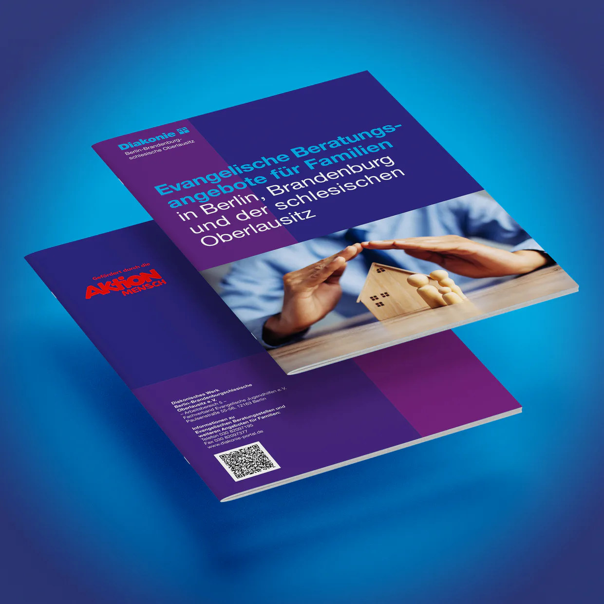 Diakonisches Werk Berlin-Brandenburg-schlesische Oberlausitz e.V. – Gestaltung, Layout, automatische Satzgenerierung, Icon-Entwicklung und Erstellung eines barrierefreien PDFs.