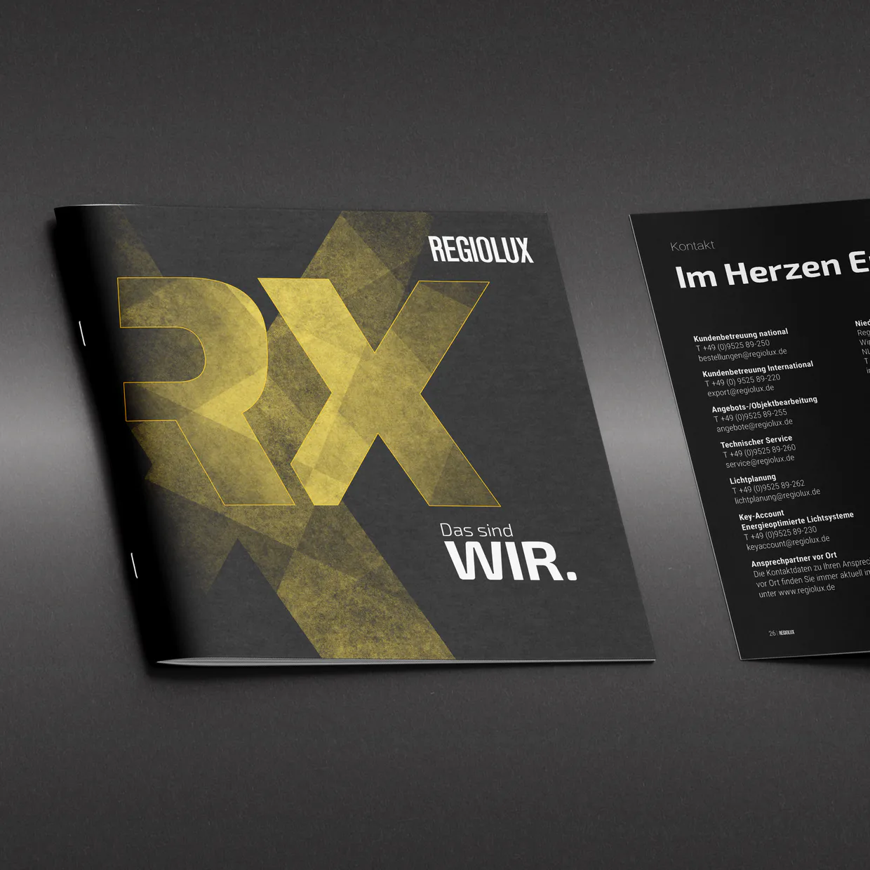 Regiolux GmbH – Produktkatalog, Informationsblatt, Broschüre